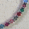 #813 Multi-color swarovski bracelet