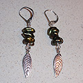 #920 Pearl & silver earrings